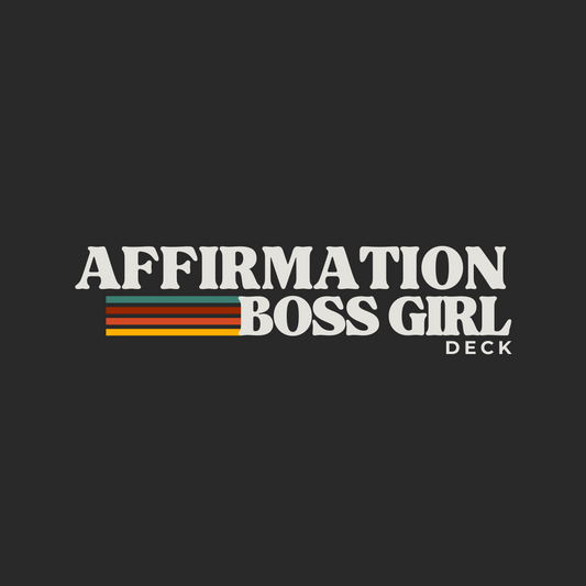 Boss Girl Affirmation Deck - 20 bold daily dose of power cards