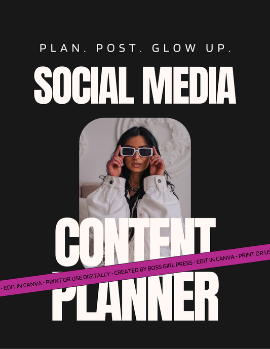 Content Planner for Social Media | Weekly & Monthly Strategy